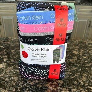NWT Calvin klein Youth 3 pack Sleep Jogger M(10/12)